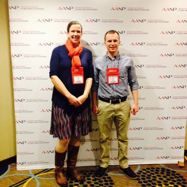 5 Karen Prazar and Aaron Corbett UNH students